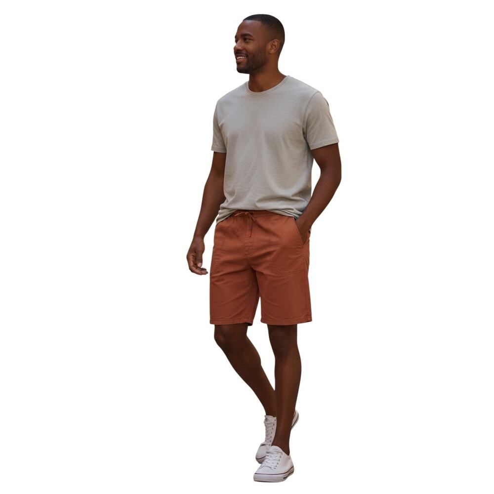 Caribbean Joe Men's Shorts Brown Size XL